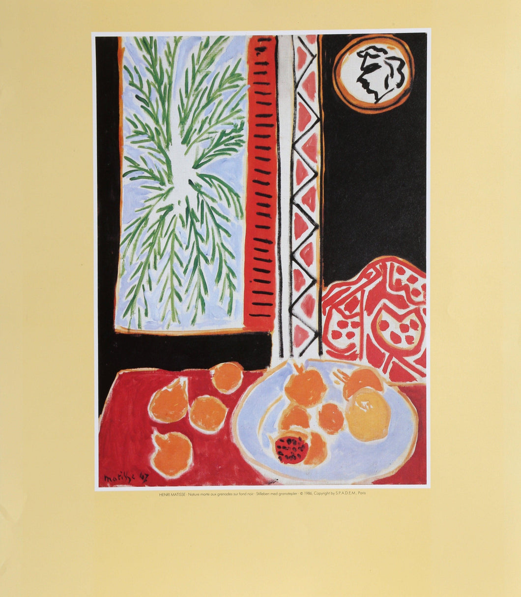 Nature Morte au Grenades Poster | Henri Matisse,{{product.type}}