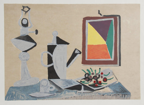 Nature Morte au Miroir Poster | Pablo Picasso,{{product.type}}