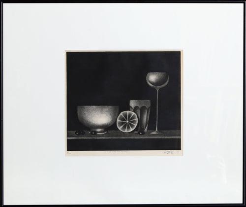 Nature Morte aux Olives Etching | Mario Avati,{{product.type}}