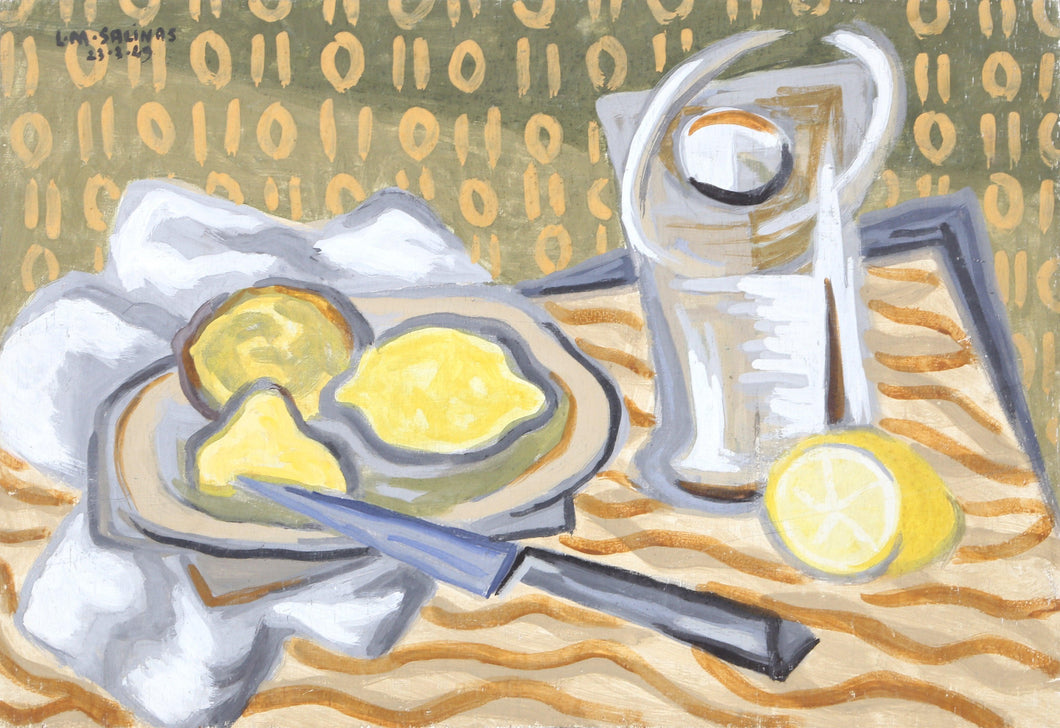 Nature Morte avec Citrons Oil | Laurent Marcel Salinas,{{product.type}}
