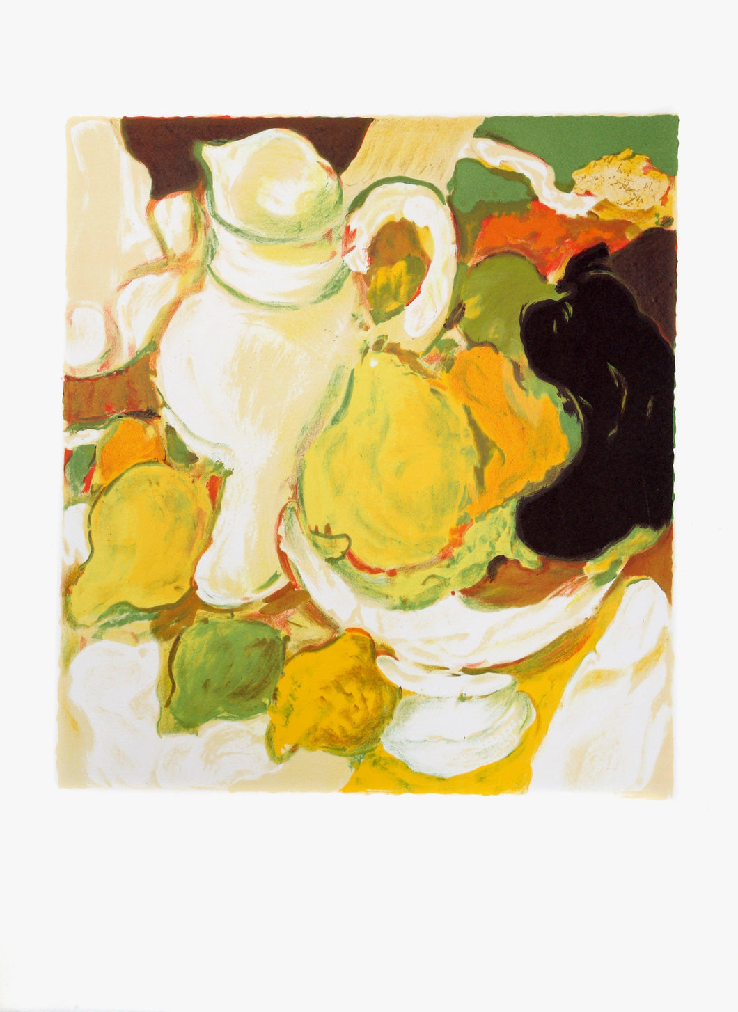 Nature Morte avec Pichet Blanc Lithograph | Denise Bourdouxhe,{{product.type}}