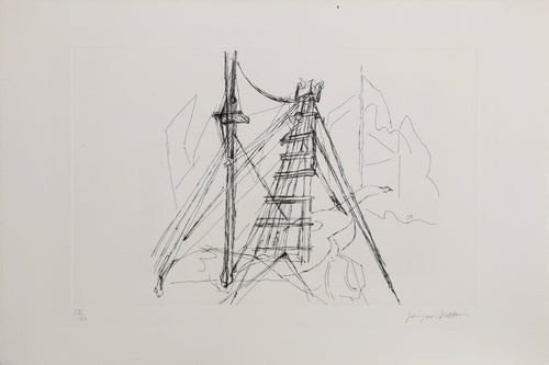 Naufrage from Les Travaux et les Jours Etching | Jacques Villon,{{product.type}}