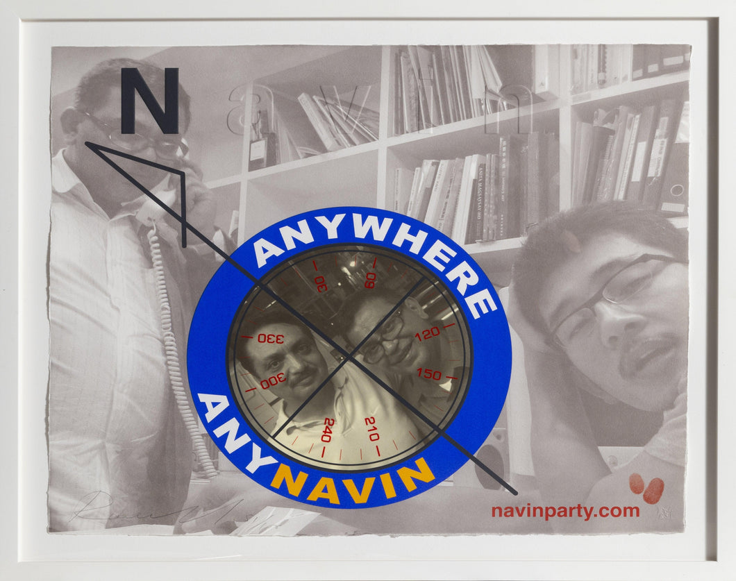 Navin Meets Navin (in Singapore) Screenprint | Navin Rawanchaikul,{{product.type}}
