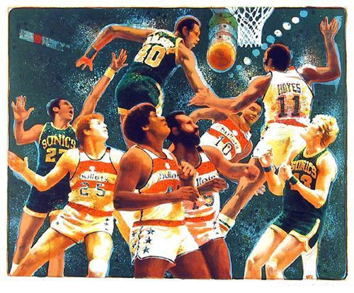 NBA Lithograph | Allan Mardon,{{product.type}}
