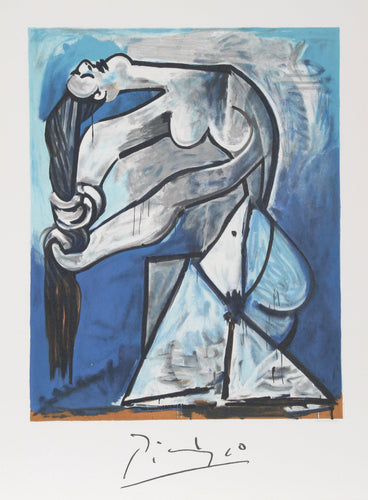Ne se Tordant les Chevaux Lithograph | Pablo Picasso,{{product.type}}