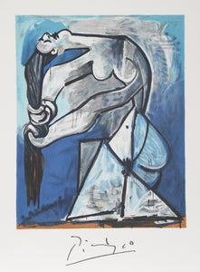 Ne se Tordant les Chevaux Lithograph | Pablo Picasso,{{product.type}}