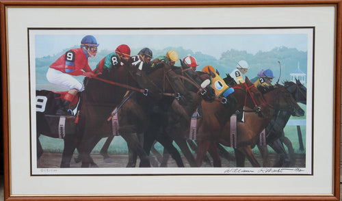 Neck 'n Neck Lithograph | William Roberts,{{product.type}}