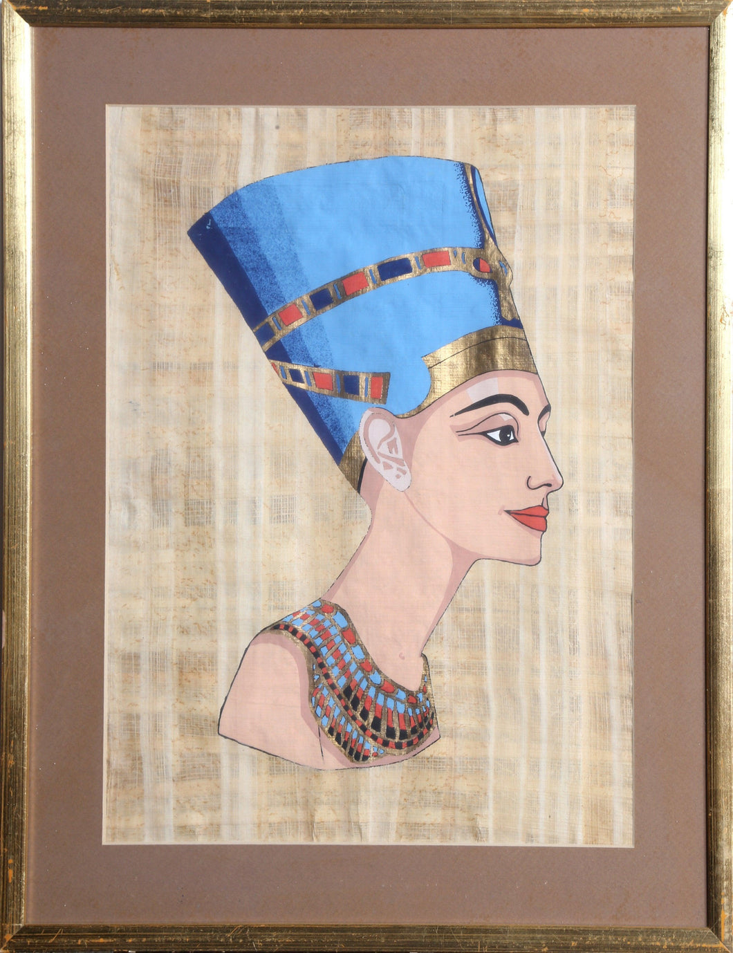 Nefertiti Head Gouache | Unknown Artist,{{product.type}}