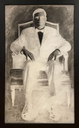 Negative Man Sitting oil | Paul Richard,{{product.type}}