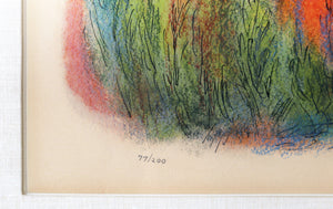 Negev Aglow Lithograph | Reuven Rubin,{{product.type}}