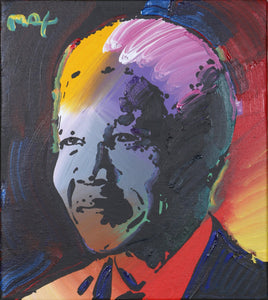 Nelson Mandela 2 Acrylic | Peter Max,{{product.type}}