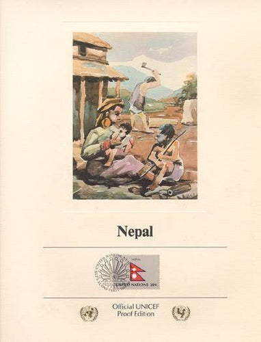 Nepal Lithograph | Unknown Artist,{{product.type}}