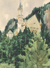 Neuschwanstein Watercolor | Ardis Hughes,{{product.type}}