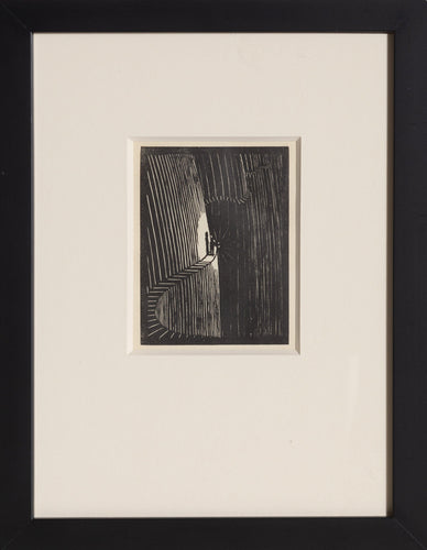 Never Think Before You Act Woodcut | M.C. (Maurits Cornelis) Escher,{{product.type}}