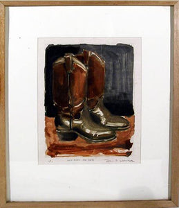 New Boots Big Steps Mixed Media | David Wiander,{{product.type}}