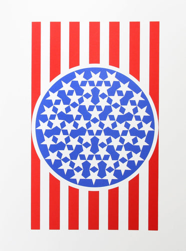 New Glory Banner from the American Dream Portfolio Screenprint | Robert Indiana,{{product.type}}