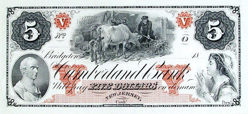 New Jersey - Five Dollars Currency | American Bank Note Commemoratives,{{product.type}}