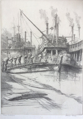 New Orleans Etching | Louis Orr,{{product.type}}