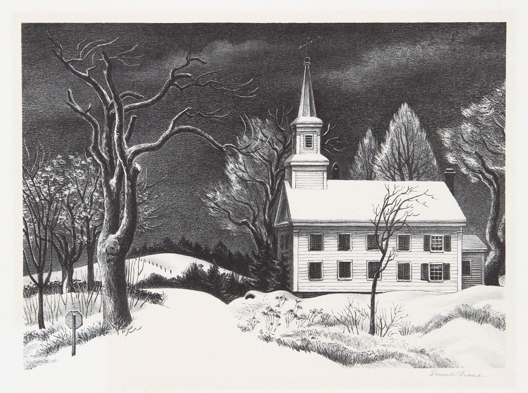New Snow Lithograph | Ernest Fiene,{{product.type}}