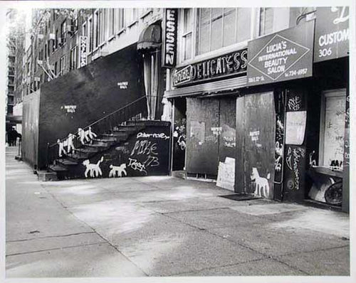 New York City Deli with Dogs Black and White | Peter Mayer,{{product.type}}