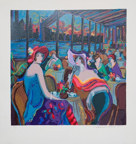 New York City River Cafe Screenprint | Isaac Maimon,{{product.type}}