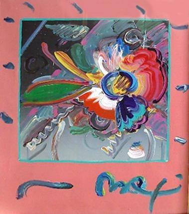 New York Flower Show Mixed Media | Peter Max,{{product.type}}