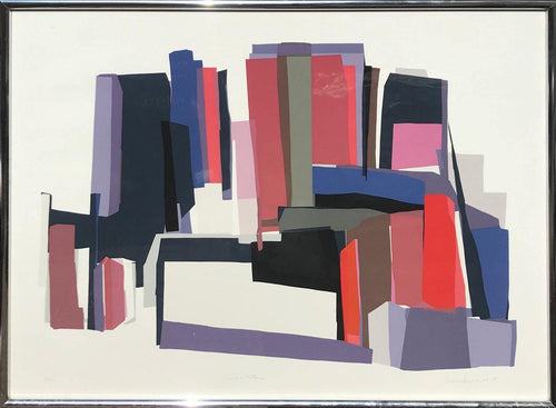 New York Nocturne Screenprint | Barbara Lynch Zinkel,{{product.type}}