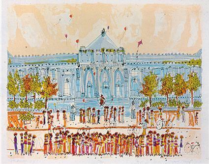 New York Public Library Screenprint | Susan Pear Meisel,{{product.type}}