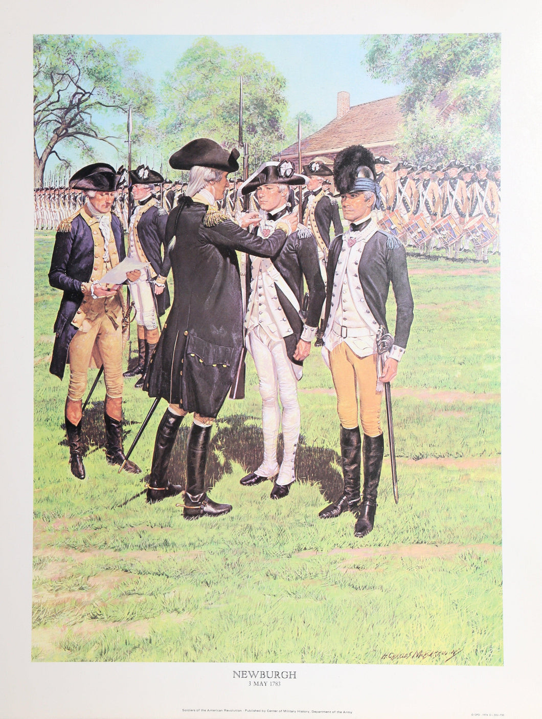 Newburgh - Revolutionary War Battle Poster | H. Charles McBarron, Jr.,{{product.type}}