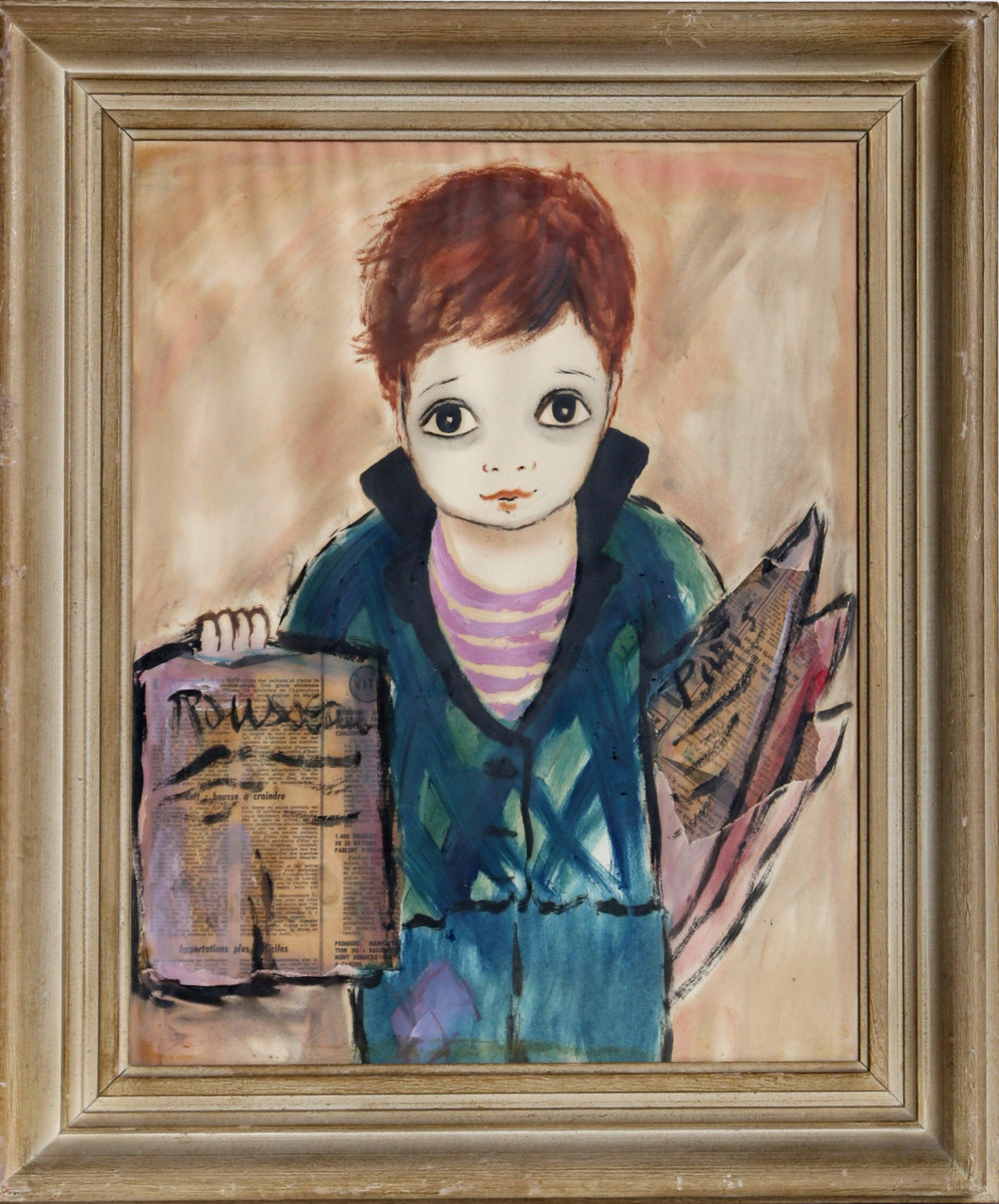 Newspaper Boy Mixed Media | Rousseau,{{product.type}}