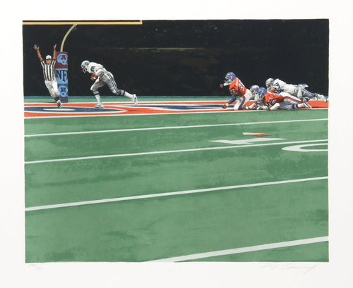 NFL Super Bowl XII Lithograph | Merv Corning,{{product.type}}