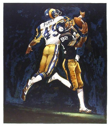 NFL Superbowl XIV Lithograph | Merv Corning,{{product.type}}