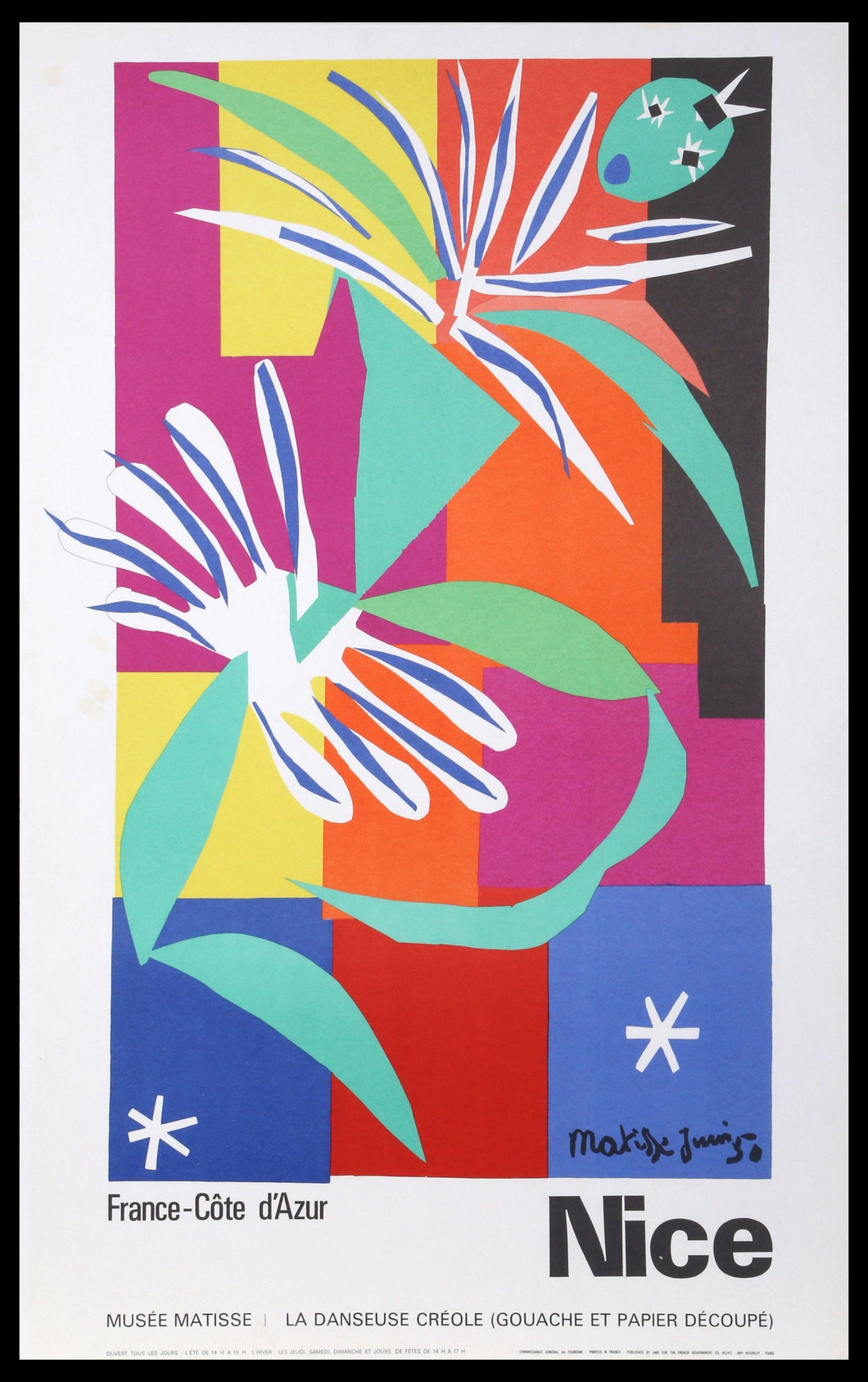 Nice, Cote d'Azur - La Danseuse Creole Poster | Henri Matisse,{{product.type}}