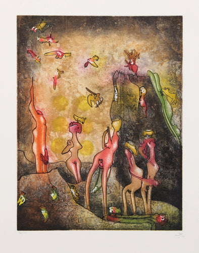 Nid de Noeds Etching | Roberto Matta,{{product.type}}