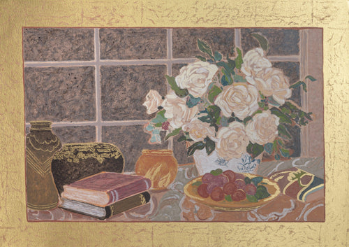 Night Falls Still Life Screenprint | Ellen Gunn,{{product.type}}