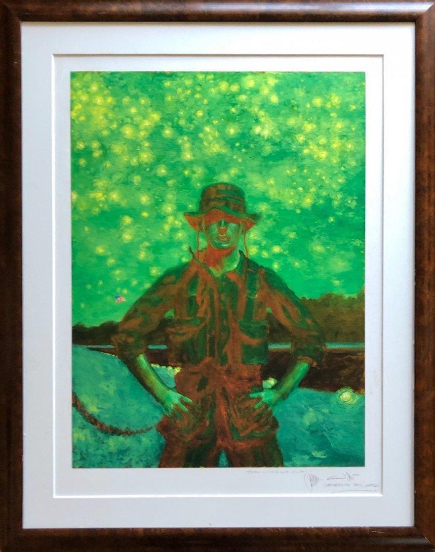 Night Vision HS lithograph | Jamie Wyeth,{{product.type}}