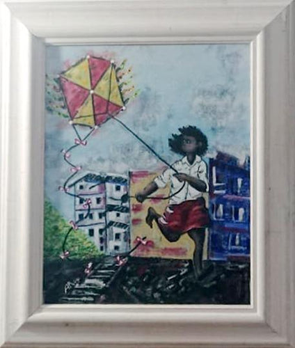 Nina con Papalote Oil | Alejandro José Ramírez López,{{product.type}}