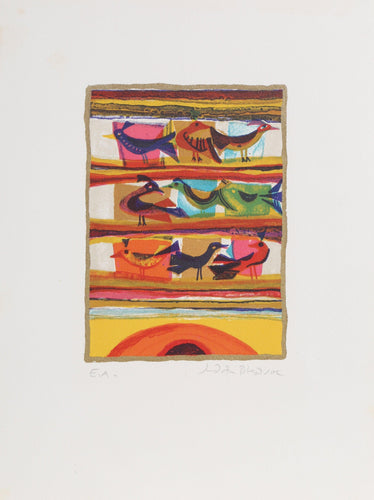 Nine Birds, Sunrise Lithograph | Judith Bledsoe,{{product.type}}