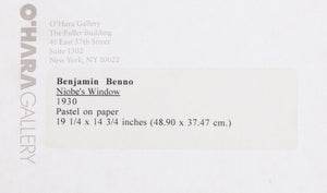 Niobe's Window Pastel | Benjamin Benno,{{product.type}}
