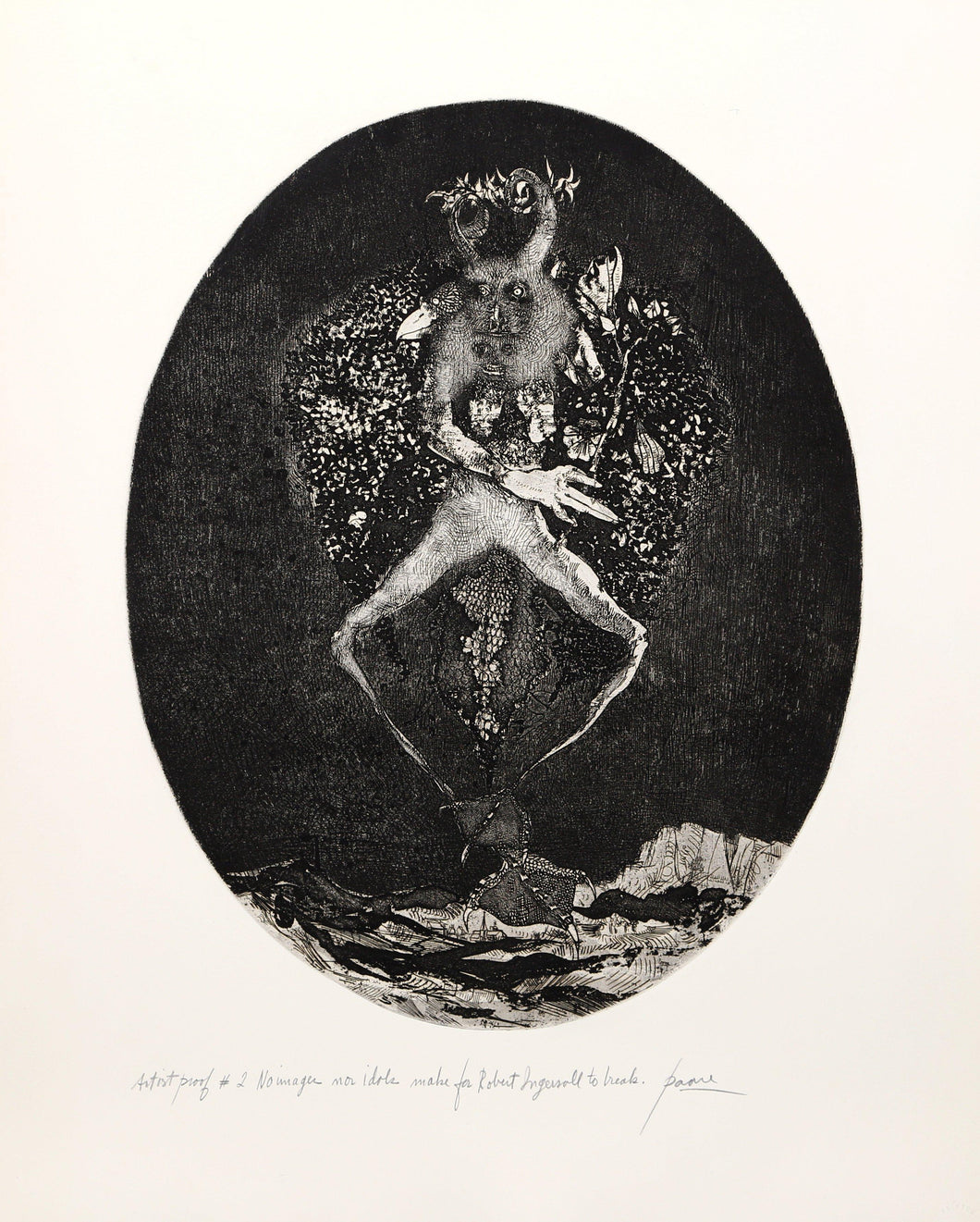 No Images No Idols Etching | Peter Paone,{{product.type}}