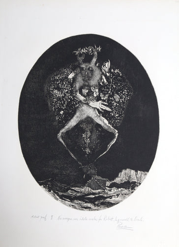 No Images Nor Idols Make for Robert Ingersoll to Break. Etching | Peter Paone,{{product.type}}