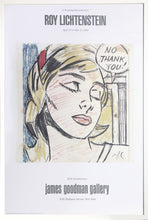 No Thank You - James Goodman Gallery Poster | Roy Lichtenstein,{{product.type}}