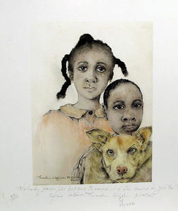 Nobody Loves us...but our momma... 'nd he could be jivin' too! Lithograph | Theadius McCall,{{product.type}}