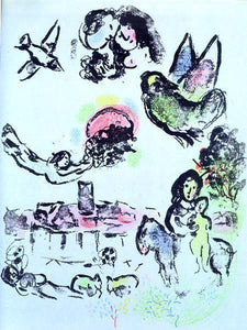 Nocturne a Vence Lithograph | Marc Chagall,{{product.type}}