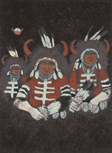 Northern Plains Buffalo Dancers Screenprint | Kevin Red Star,{{product.type}}