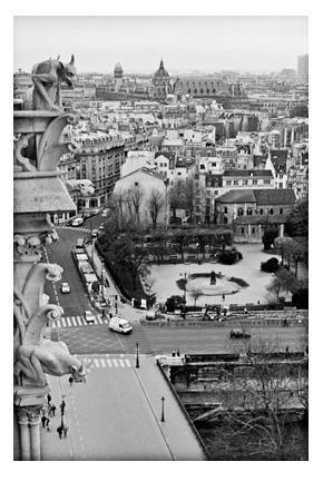 Notre Dame I Black and White | Lauren Bilanko,{{product.type}}