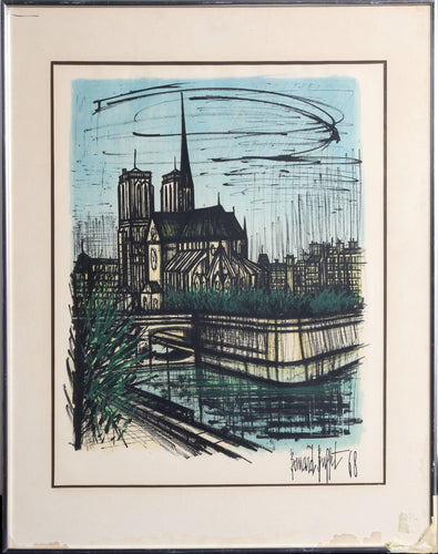 Notre Dame Lithograph | Bernard Buffet,{{product.type}}