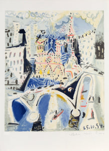 Notre Dame Lithograph | Pablo Picasso,{{product.type}}