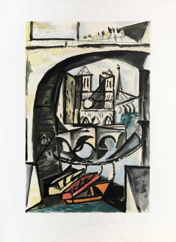 Notre Dame Lithograph | Pablo Picasso,{{product.type}}