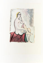 Nu Assis Lithograph | Pablo Picasso,{{product.type}}